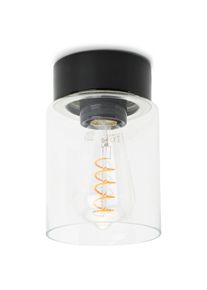 Loftslampe i porcel&aelig;nscylinder