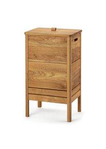 Vasket&oslash;js- og opbevaringskiste i egetr&aelig;