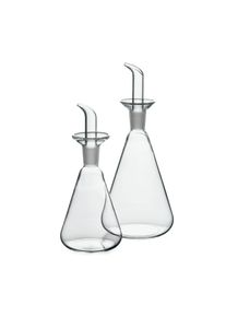 Olie- eller eddikeflaske af borosilikatglas