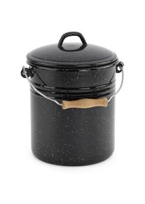 Karl Kr&uuml;ger Emaljeret spand med l&aring;g 5 liter