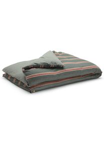 Vendbart dynebetr&aelig;k med striber