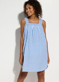 Abito da mare in puro cotone, Blu, Taglia 48, bonprix
