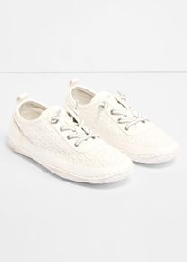 Sneaker barefoot Mustang con suola flessibile, Bianco, Taglia 40, bonprix