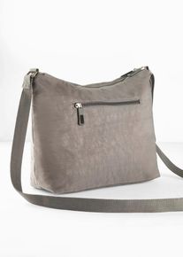 Borsa a tracolla con tasche esterne, Grigio, Taglia 26,5x36 cm, bonprix