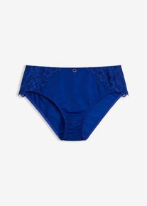Slip alto con pizzo delicato, Blu, Taglia 54/56 (XL), bonprix