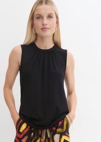 Top in jersey, Nero, Taglia 46/48 (M), bonprix