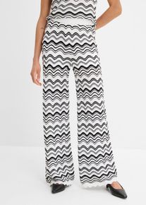 Pantaloni in maglia, Bianco, Taglia 46/48 (M), bonprix