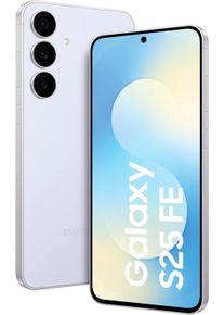 Samsung Smartphone "Galaxy S25 FE", Energieeffizienz: B, blau (icyblau), 256 GB, Mobiltelefone, Smartphone