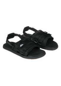Sandale Quiksilver "Monkey Caged", Herren, Gr. 6(39), schwarz (schwarz 1), Obermaterial:Obermaterial: Textil / Au&szlig;ensohle: Gummi;, Schuhe Sandale