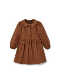 Tchibo - Kleinkind Webkleid - M&auml;dchen - Gr. 122/128 - cognac