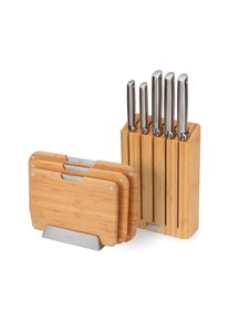 Joseph Joseph Schneidebretter und Messerblock - silber