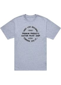 Troy Lee Designs Imprint, t-shirt , cor: Cinzento Claro/Preto , tamanho: XL