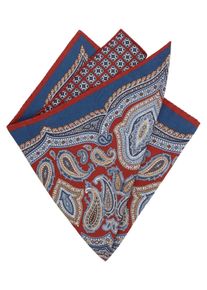 Big & Tall Sizes - Altea - Patterned silk pocket square - 0