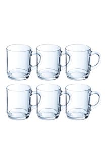 Gl&auml;ser-Set Luminarc "Teeglas-Set", bunt (transparent), 6, Trinkgef&auml;&szlig;e, Gl&auml;ser-Set