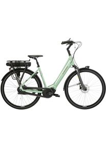 E-Bike KROSS "E-Citybike Sentio Hybrid 4.0 28 Zoll gr&uuml;n - Shimano Mittelmotor" Gr. 56, gr&uuml;n (gr&uuml;n, schwarz), Elektrofahrr&auml;der, 56cm, 28 Zoll (71,12cm), E-Bike, SHIMANO 36 V/250 W, Mittelmotor DU-E500