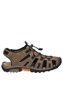 Sandale Hi-Tec "Hi-Tec Sandalen Cove Sport", Herren, Gr. 41, Normalschaft, taupe, burnt orange, Synthetisches Obermaterial, Schuhe Sandale