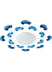 Eglo Deckenleuchte "VIKI", blau, 1, &Oslash; 63cm H: 8cm, Leuchten, Deckenlampe, Deckenleuchte