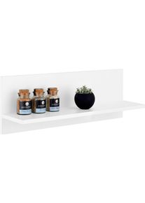 Wandboard KOCHSTATION "KS-Virginia", wei&szlig;, B:60cm H:24cm T:18cm, Holzwerkstoff, Regale, Wandboard, 60 cm breit