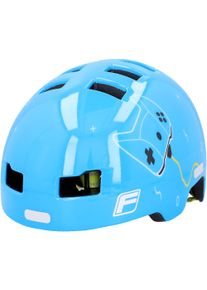 FISCHER BIKE Kinderfahrradhelm FISCHER FAHRRAD "BMX-Helm Game" Gr. S, blau, Helme, Kinder, S/M Kopfumfang: 54cm - 58cm, Kinderfahrradhelm