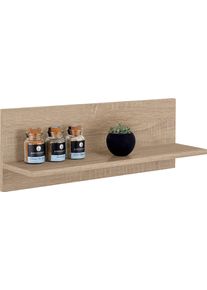 Wandboard KOCHSTATION "KS-Virginia", braun (eiche sonoma), B:60cm H:24cm T:18cm, Holzwerkstoff, Regale, Wandboard, 60 cm breit