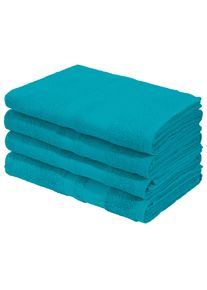 Duscht&uuml;cher OTTO HOME "Vanessa, 4 Duscht&uuml;cher, 70x140cm, in Standard- und Premium-Qualit&auml;t", blau (petrol), B:70cm L:140cm, Walkfrottee, Obermaterial: 100% Baumwolle, Handt&uuml;cher, Duscht&uuml;cher, Handt&uuml;cher mit Bord&uuml;re, 100% Baumwolle, einfarbig, weich