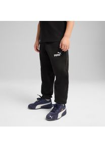 Trainingshose Puma "ESS SMALL NO1 LOGO SWEATPANTS FL PS", Jungen, Gr. 98, N-Gr, schwarz (Puma schwarz), Fleece, Obermaterial: 66% Baumwolle, 34% Polyester, unifarben, regular fit normal, Hosen Trainingshose, mit Eingrifftaschen, elastischer Bund, Regular Fit, f&uuml;r Kinder