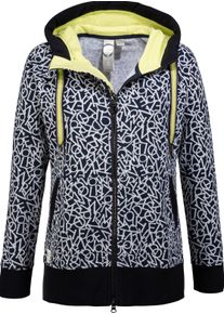 Kapuzensweatshirt LPO "LAC PARIS WOMEN", Damen, Gr. 36/38 (M), blau, Jersey, 50% Baumwolle. 50% Polyester, bequem h&uuml;ftbedeckend, angesetztes B&uuml;ndchen, Sweatshirts Kapuzensweatshirt, in l&auml;ssigem Oversized-Schnitt