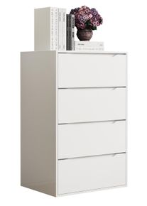 Kommode Vcm "Sideboard Kommode Nachttisch Schublade Malira XL", wei&szlig;, B:65cm T:48cm, Sideboards, Kommode
