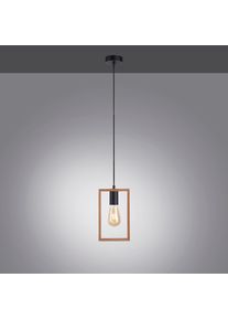 JUST LIGHT Pendelleuchte "FRANKY", schwarz, 1, 1 Stk., Leuchten, ExklusiveE27, Pendelleuchte