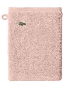 Waschhandschuh Lacoste "LLECROCO", rosepal, B:15cm L:21cm, Baumwolle, Waschlappen, Waschhandschuh