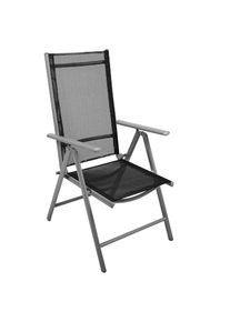 Gartenstuhl Vcm "Gartenstuhl klappbar / Klappsessel / Campingstuhl", schwarz, Obermaterial: 100% Metall MT., St&uuml;hle, Gartenstuhl