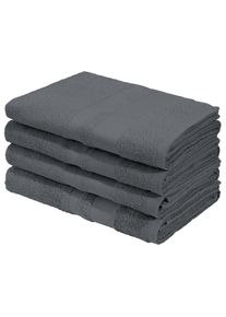 Duscht&uuml;cher OTTO HOME "Vanessa, 4 Duscht&uuml;cher, 70x140cm, in Standard- und Premium-Qualit&auml;t", stone, B:70cm L:140cm, Walkfrottee, Obermaterial: 100% Baumwolle, Handt&uuml;cher, Duscht&uuml;cher, Handt&uuml;cher mit Bord&uuml;re, 100% Baumwolle, einfarbig, weich