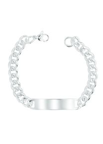 Adelia&acute;s Panzerarmband ADELIA&acute;S "Unisex Armband &iquest; Panzerarmband aus Edelstahl 21 cm" Gr. 21, silber, Armb&auml;nder, Damen, Edelstahl, Panzerarmband