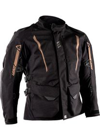 Leatt Adventure DriTour 5.5 V26, textile jacket waterproof women , color: Black/Bronze , size: S