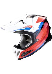 Scorpion VX-22 Air Mips Beta, kask krzyżowy , kolor: Czarny/Czerwony/Biały , rozmiar: L