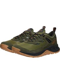Outdoorschuh Keen "HIGHTRAIL WP", Herren, Gr. 42, gold (winter moss, gold flame), Leder, Textil, Schuhe Outdoorschuh, wasserdicht