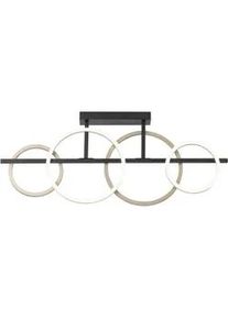 LED-Deckenleuchte Carsten Schwarz/Champagner max. 40 W Deckenlampe