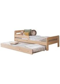 Bett Bennet mit Ausziehbett ca. 90x200 cm Kiefer Natur