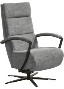 Relaxsessel DIE PLANBAR "ZE-RS20038 inkl. Relaxfunktion und Kopfteilverstellung", cyber grau, B:66cm H:107cm T:83cm, 100% Recyceltes Polyester, Sessel, Relaxsessel, 360 drehbar, wahlweise mit Gasdruckverstellung