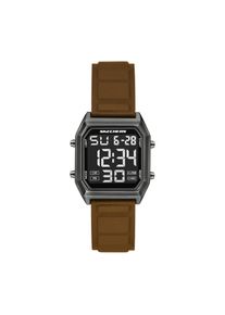 Chronograph Skechers "Ridgeley", dunkelbraun, schwarz, Armbanduhren, Damen, Chronograph, Quarzuhr, Armbanduhr, Damenuhr, Herrenuhr, digital, Tag, Wochentag