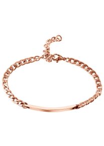 Adelia&acute;s Panzerarmband ADELIA&acute;S "Unisex Armband &iquest; Panzerarmband aus Edelstahl 16+5 cm" Gr. 21, gold, Armb&auml;nder, Damen, Edelstahl, Panzerarmband