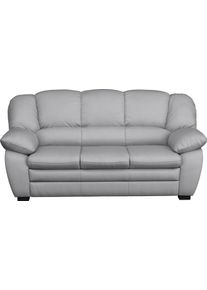 2,5-Sitzer COTTA "Casino", argent, B:191cm H:88cm T:92cm, 64% POLYURETHAN (PU) / 25% POLYESTER (PES) / 11% BAUMWOLLE (CO), Sofas, 2 5-Sitzer, Polstergarnitur, auch als Set erh&auml;ltlich