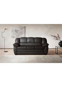 2,5-Sitzer COTTA "Casino", braun, B:191cm H:88cm T:92cm, Luxus-Microfaser (100% Polyester);NaturLEDER, echtes Rindsleder, Sofas, 2 5-Sitzer, Polstergarnitur, auch als Set erh&auml;ltlich