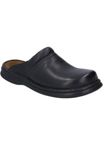 Schlappen Josef Seibel "Max", Herren, Gr. 48, schwarz, Obermaterial: 100% Textilmaterial TEXMAT., Schuhe Schlappen