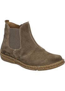 Stiefelette Josef Seibel "Neele 68, taupe", Damen, Gr. 42, grau (taupe), Obermaterial: 100% Rindsleder Leather cow., Schuhe Stiefelette