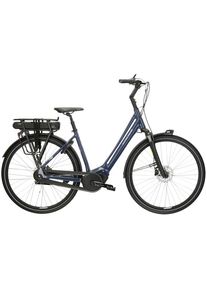 E-Bike KROSS "E-Citybike Sentio Hybrid 4.0 28 Zoll blau - Shimano Mittelmotor" Gr. 56, blau (blau, schwarz), Elektrofahrr&auml;der, 56cm, 28 Zoll (71,12cm), E-Bike, SHIMANO 36 V/250 W, Mittelmotor DU-E500