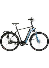 E-Bike KROSS "E-Citybike Sentio Hybrid 7.0 28 Zoll schwarz - Shimano Mittelmotor" Gr. 61, schwarz (schwarz, schwarz), Elektrofahrr&auml;der, 61cm, 28 Zoll (71,12cm), E-Bike, SHIMANO 36 V/250 W, Mittelmotor DU-E500