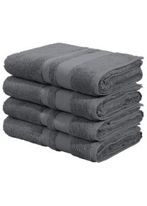 Duscht&uuml;cher OTTO HOME "Vanessa, 4 Duscht&uuml;cher, 70x140cm, in Standard- und Premium-Qualit&auml;t", stone, B:70cm L:140cm, Walkfrottee, Obermaterial: 100% Baumwolle, Handt&uuml;cher, Duscht&uuml;cher, Handt&uuml;cher mit Bord&uuml;re, 100% Baumwolle, einfarbig, weich