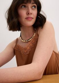 Choker mit Metallelement, gold, Gr&ouml;&szlig;e Onesize, bonprix