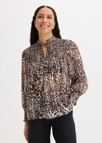 Bluse, beige, Gr&ouml;&szlig;e 38, bonprix